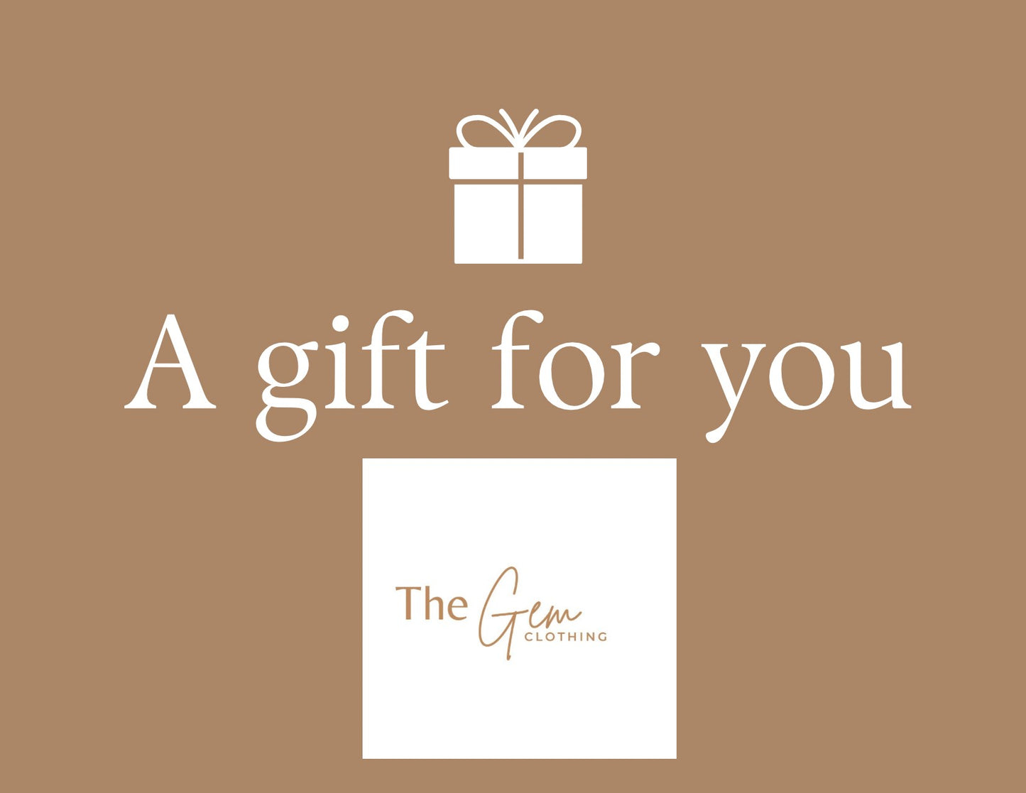 The Gem Clothing Gift Card